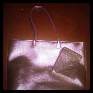 Bath and body works bag with make up bag